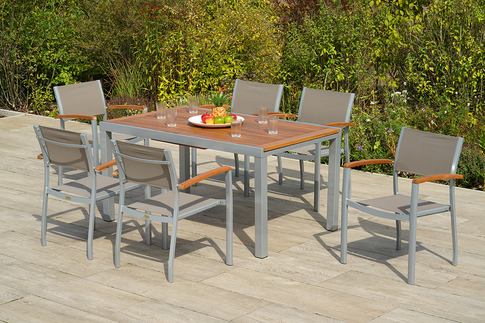 Merxx Naxos Set 7tlg. Tisch 150 x 90 cm