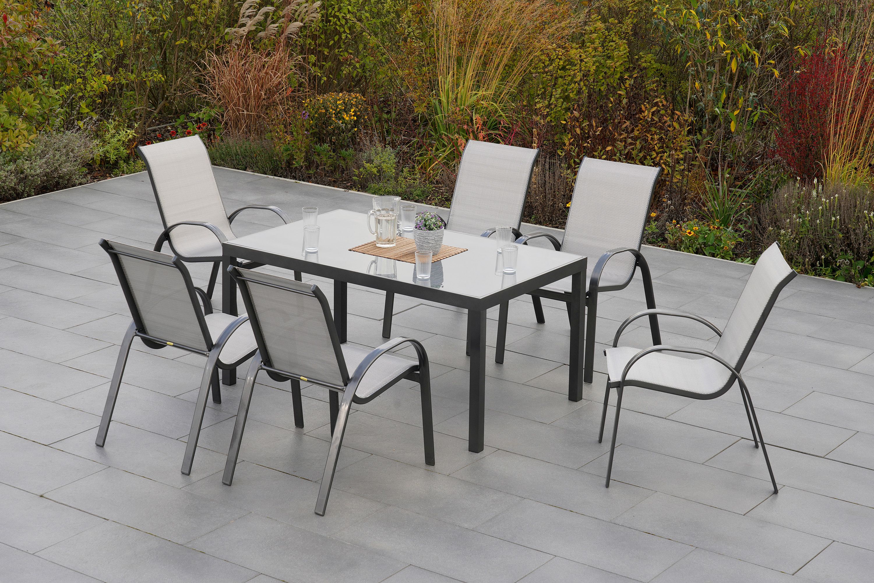 Merxx Amalfi Set 7tlg. Tisch 150 x 90 cm