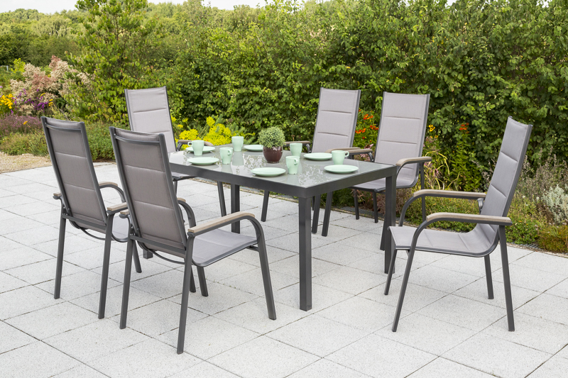 Merxx Trivero Set 7tlg. Tisch 150 x 90 cm