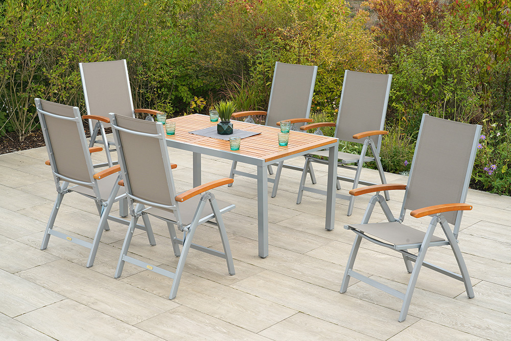 Merxx Naxos Set 7tlg. Tisch 150 x 90 cm