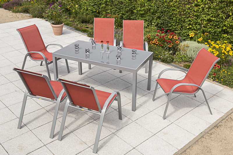 Merxx Amalfi Set 7tlg. Tisch 50 x 90 cm