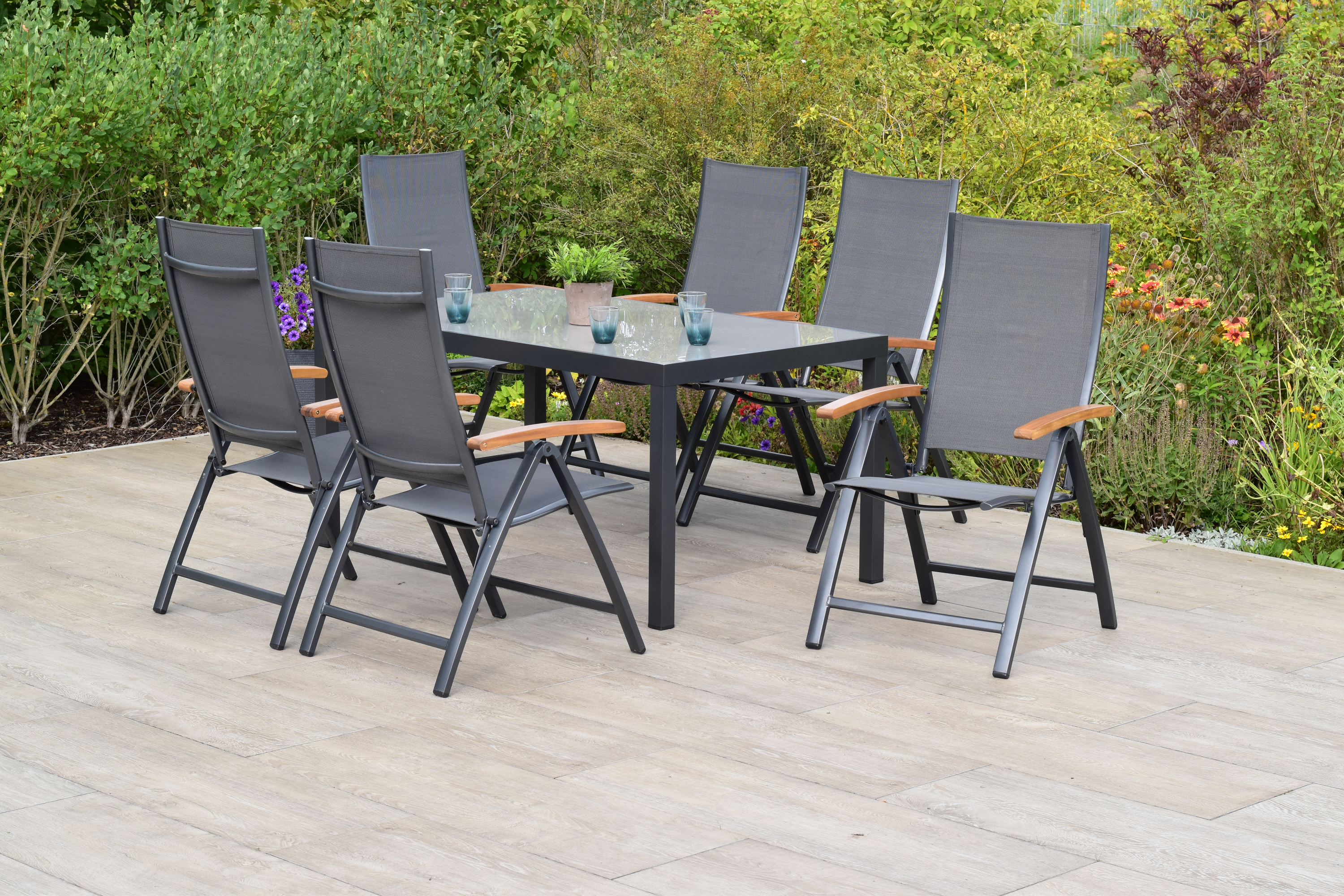 Merxx Toblino Set 7tlg. mit Tisch 150 x 90 cm