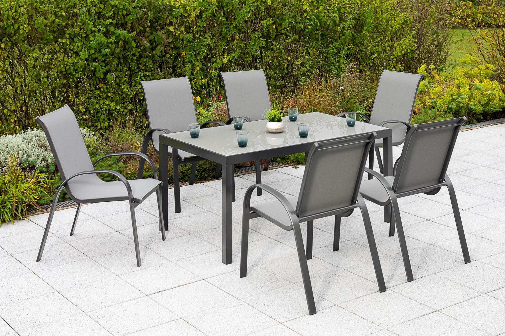 Merxx Amalfi Set 7tlg. Tisch 150 x 90 cm