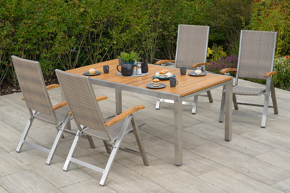 Merxx San Severo Set 5tlg. Tisch 150 x 90 cm