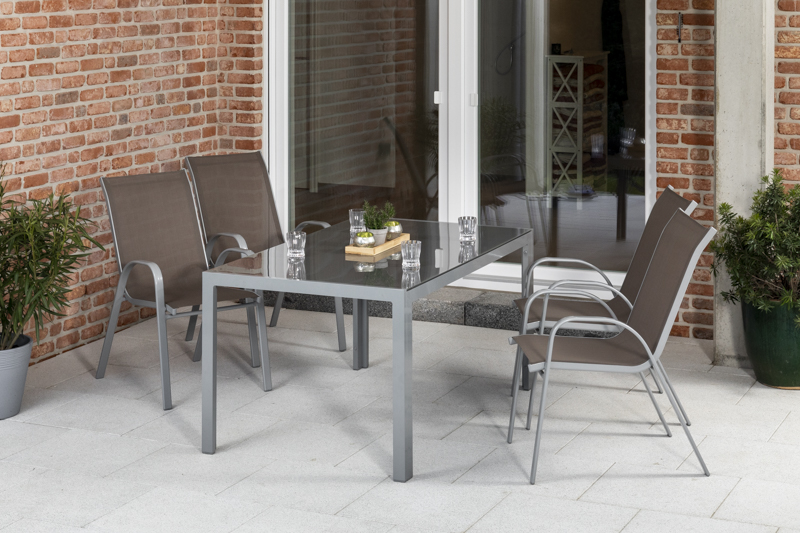 Merxx Sorrento Set 5tlg. Tisch 150 x 90 cm