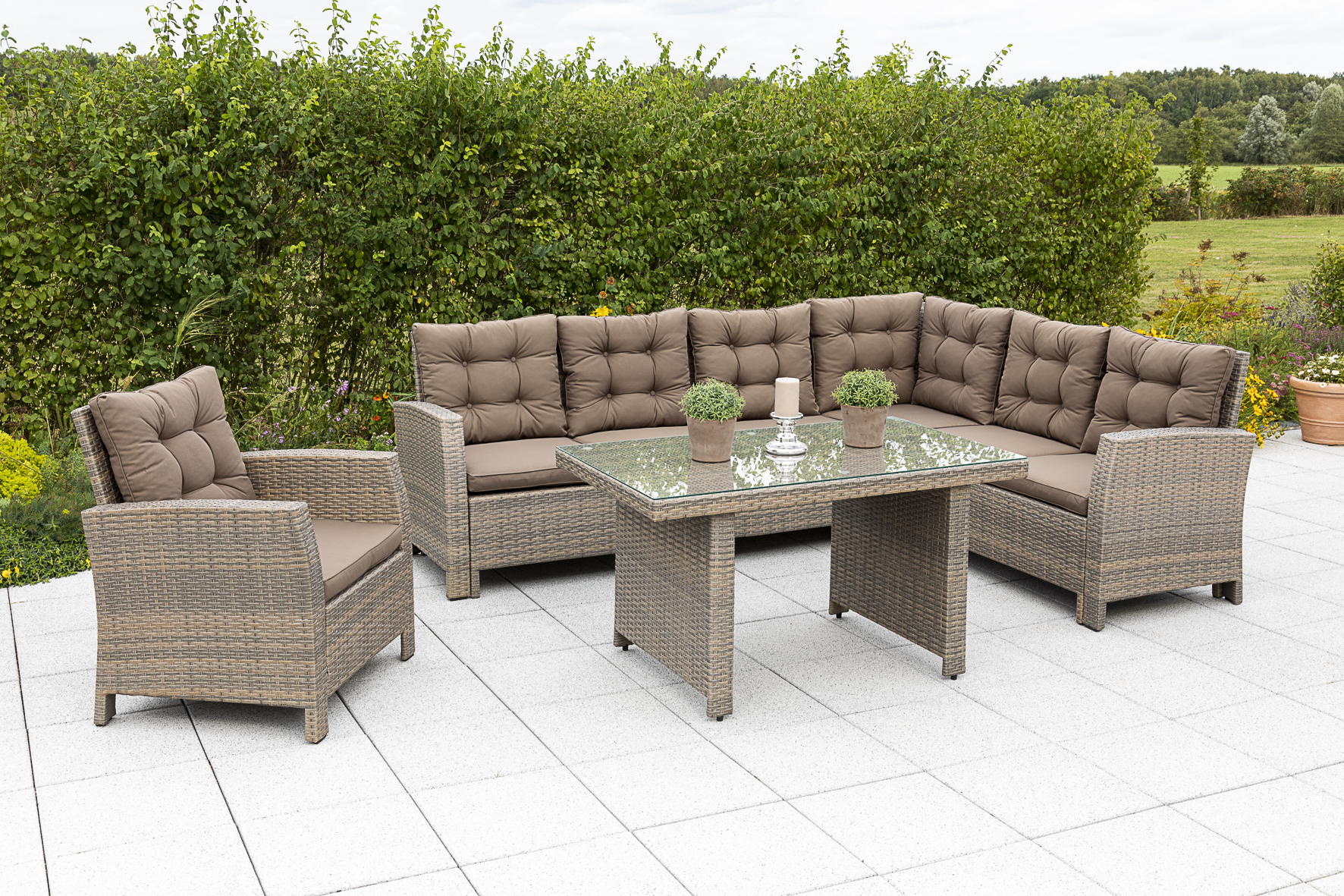 Merxx Salerno Set Tisch 120 x 70 cm