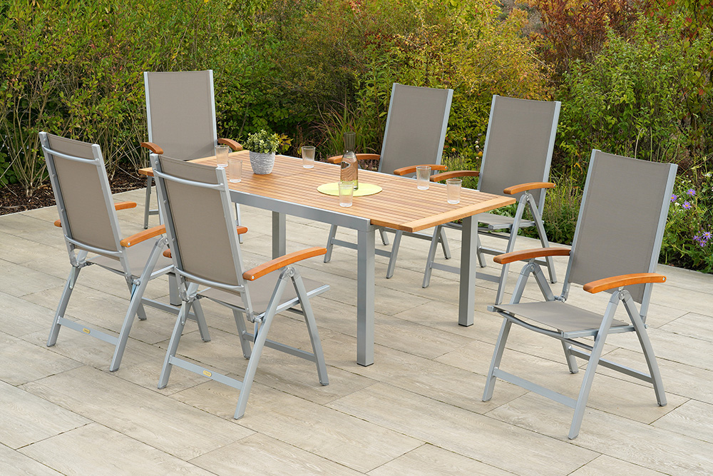 Merxx Naxos Set 7tlg. Tisch 150 x 90 cm