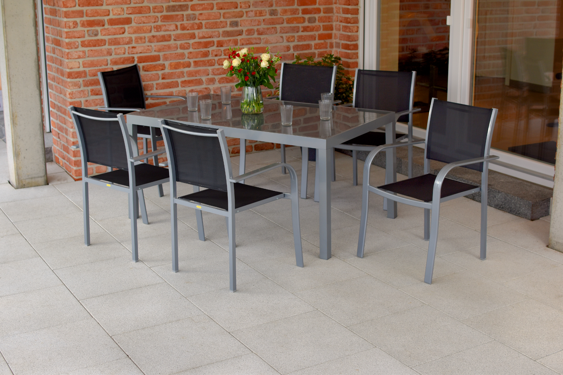 Merxx Ostia Set 7tlg. Tisch 150 x 90 cm